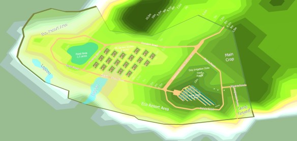 Ras Kisimani design on height chart