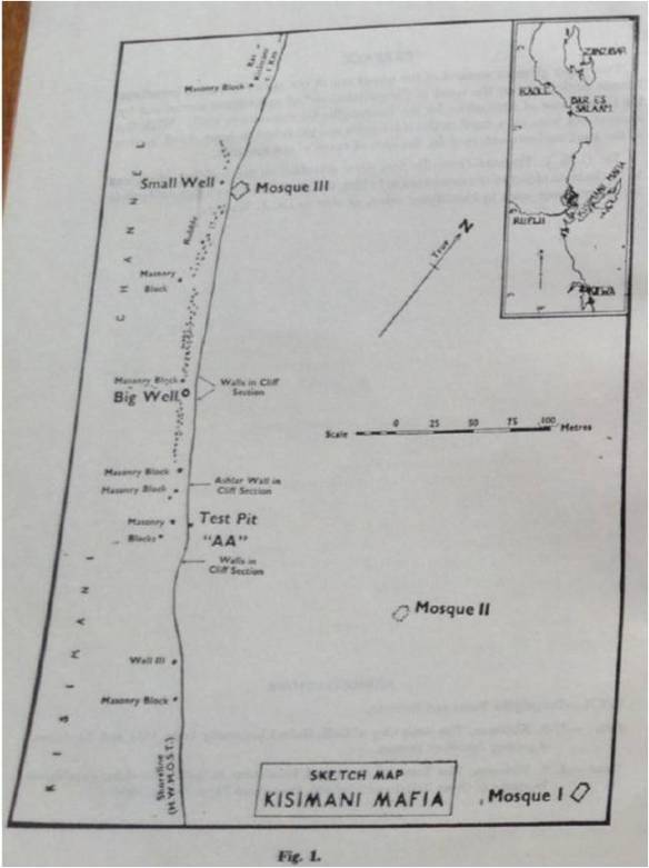 Sketch map Kisimani Mafia